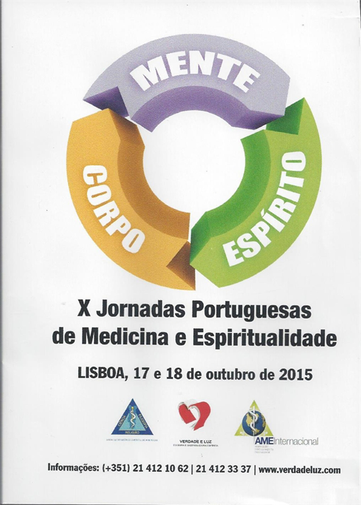 X JORNADAS DE MEDICINA E ESPIRITUALIDADE