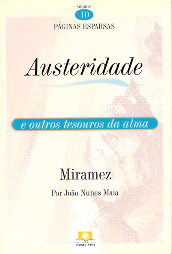 Páginas Esparsas  10 - Austeridade