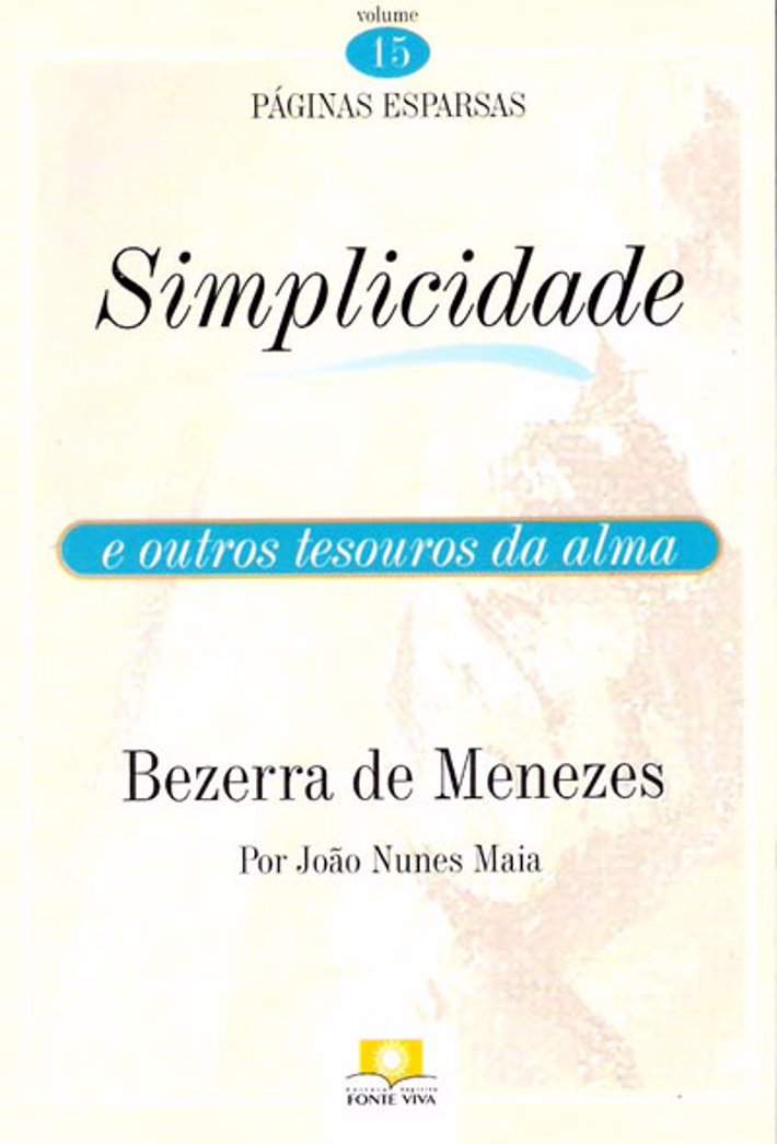 Páginas Esparsas 15 - Simplicidade